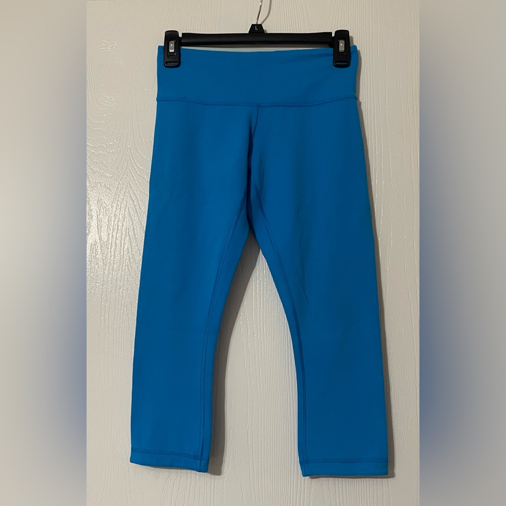 Preowned Lululemon Low Rise Blue Leggings